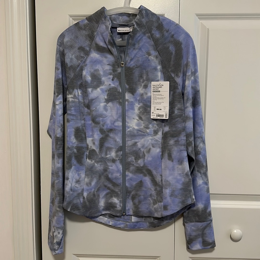 NWT Athleta Salutation Jacquard Jacket